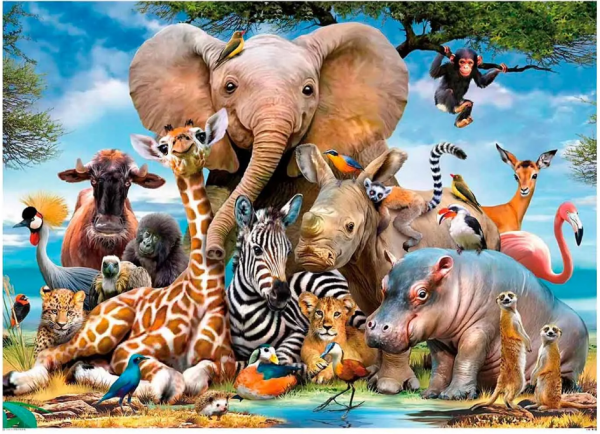 Puzzle 1000 piezas Animales